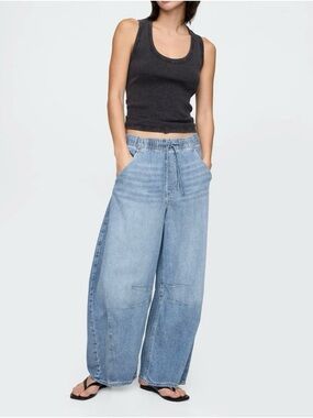 Gap Women's Mid Rise UltraSoft Easy Horseshoe Jean